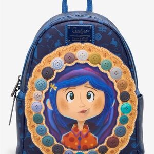 Loungefly Coraline Portal Button Frame Lenticular Mini Backpack